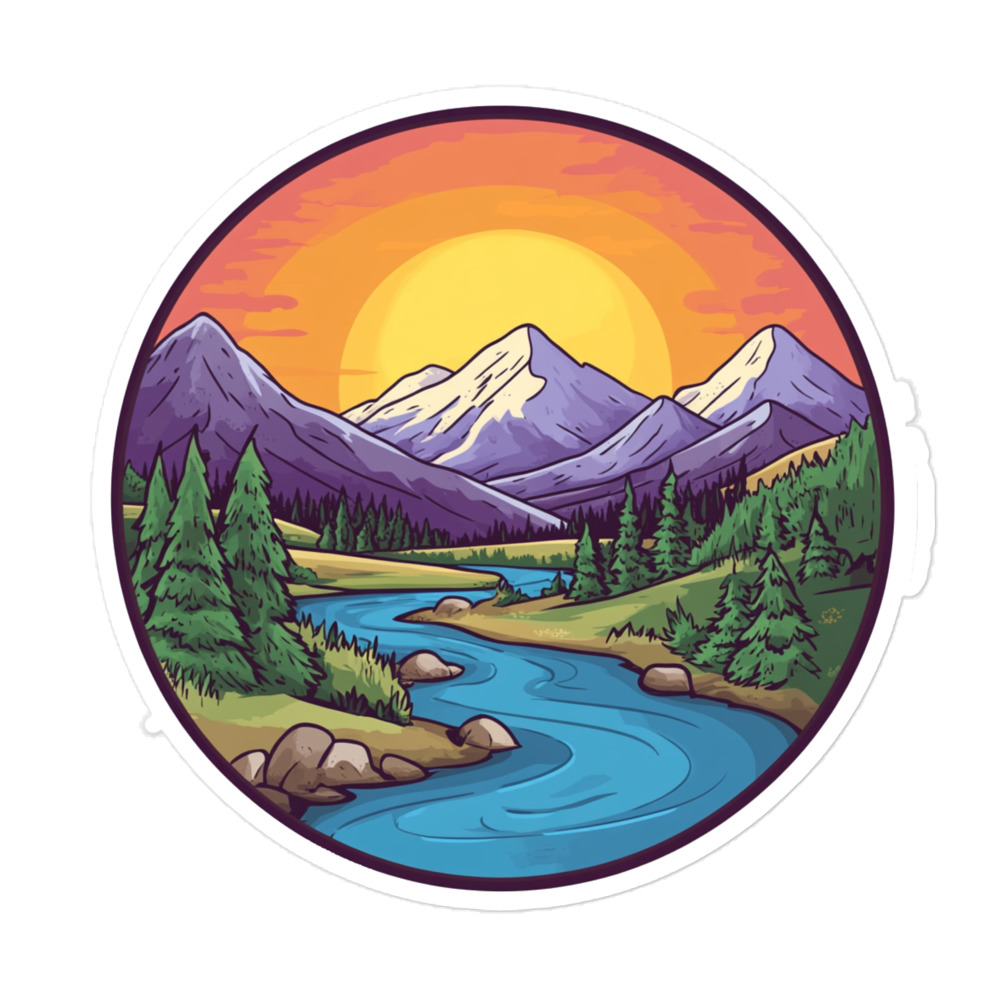 Nature Vinyl Sticker