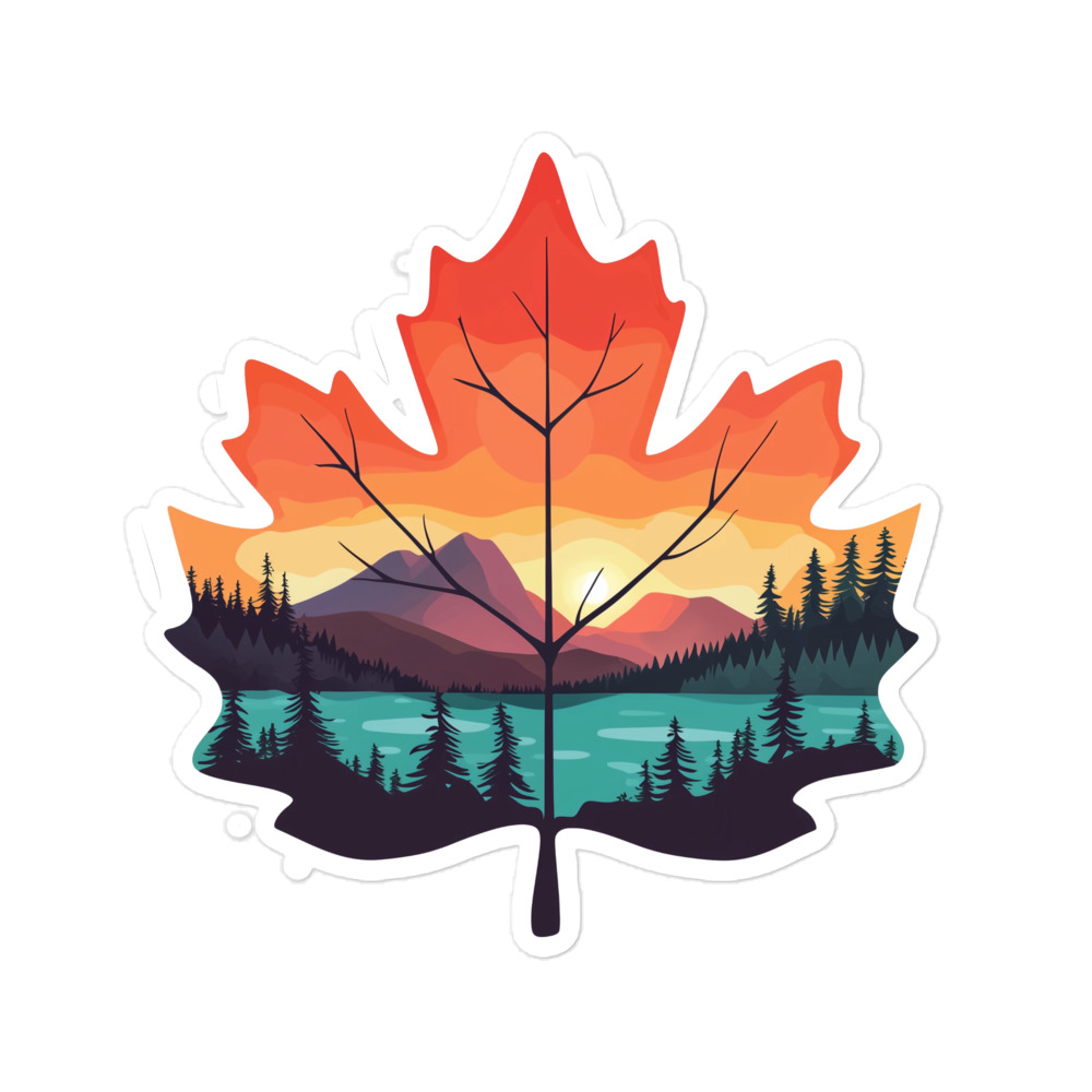 Nature Inspired Vinyl Sticker